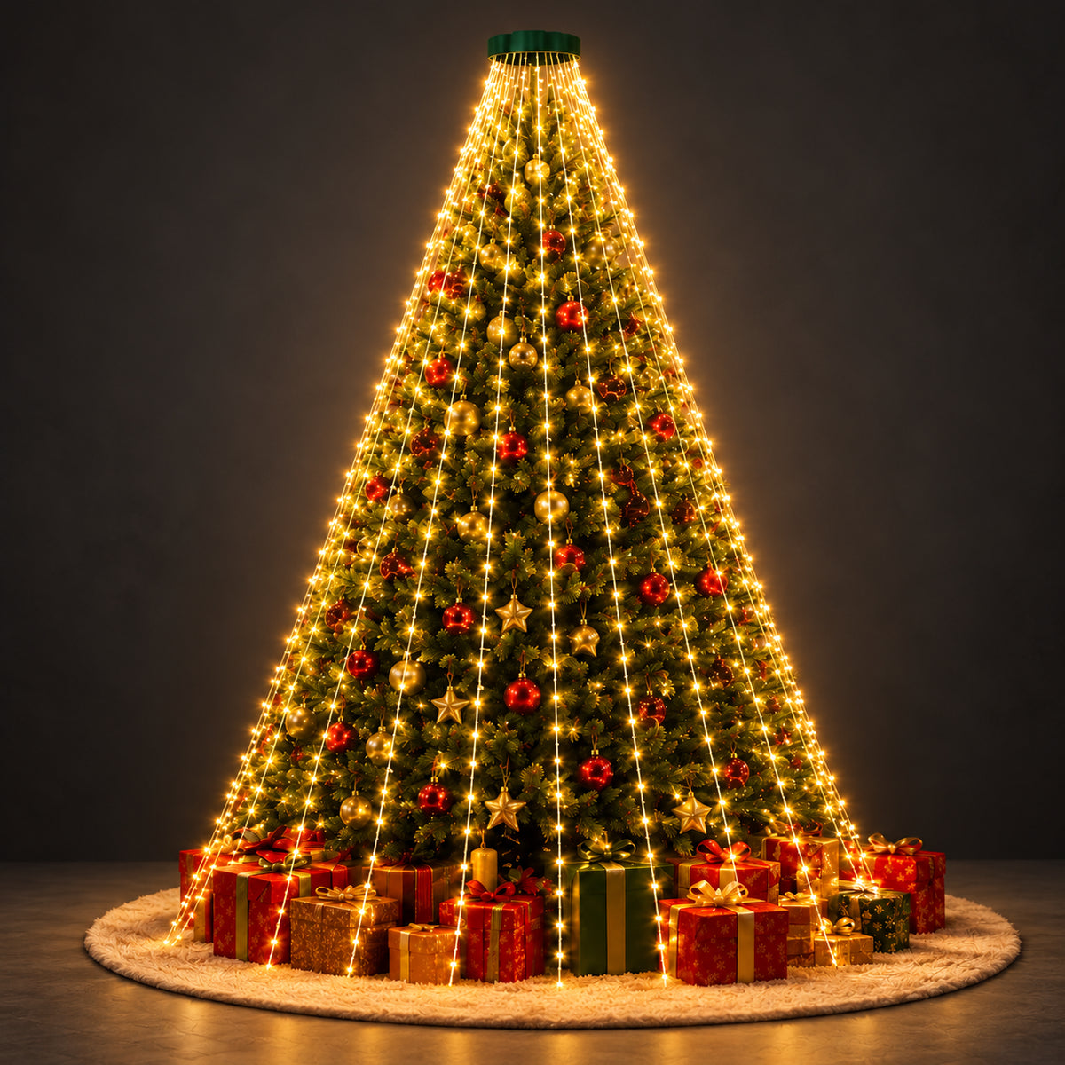 Ring Top Christmas Tree Lights