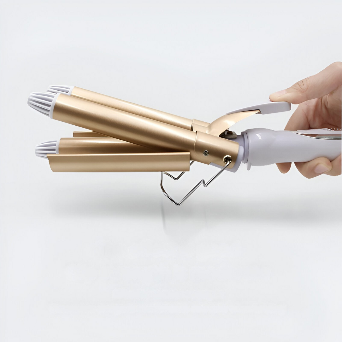 Triple Barrel Curling Iron Ceramic Tourmaline Beach Waves