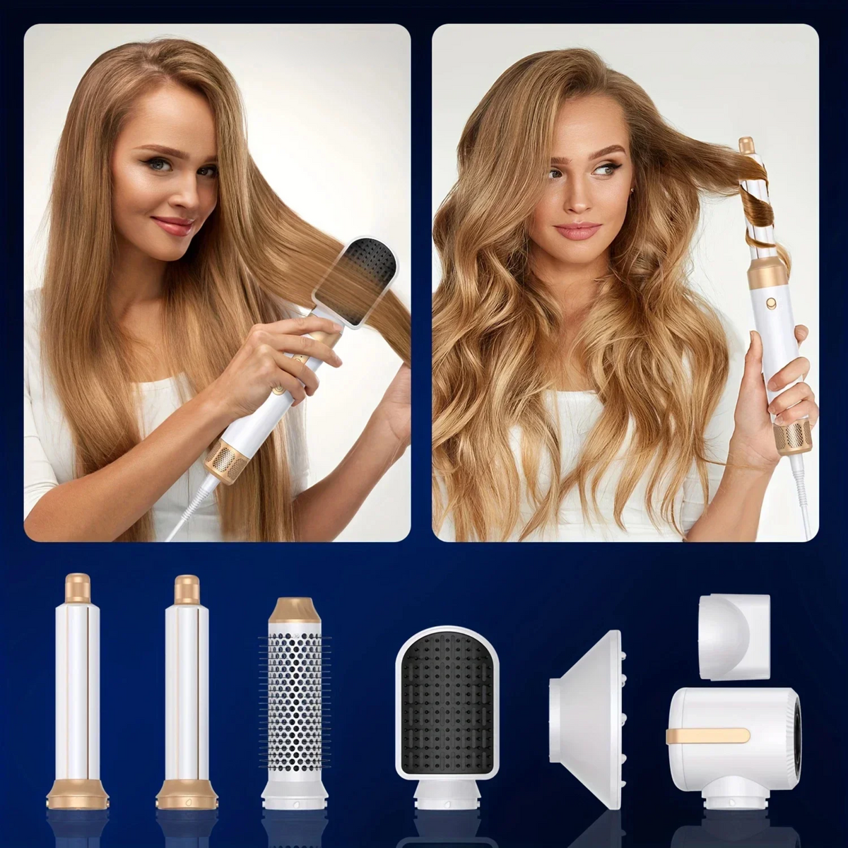 7-in-1 Professional Negative Ion Hair Dryer Styler