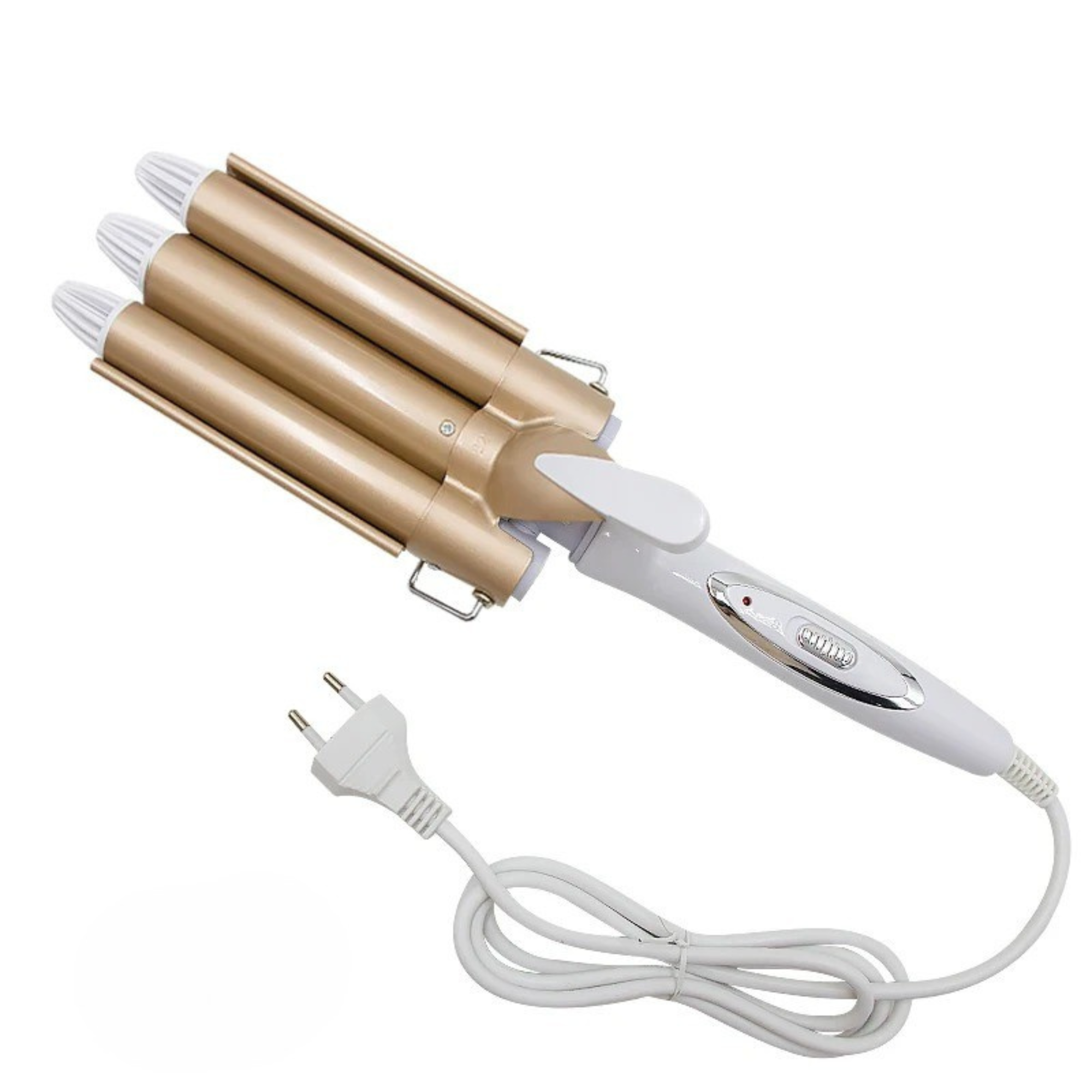 Triple Barrel Curling Iron Ceramic Tourmaline Beach Waves