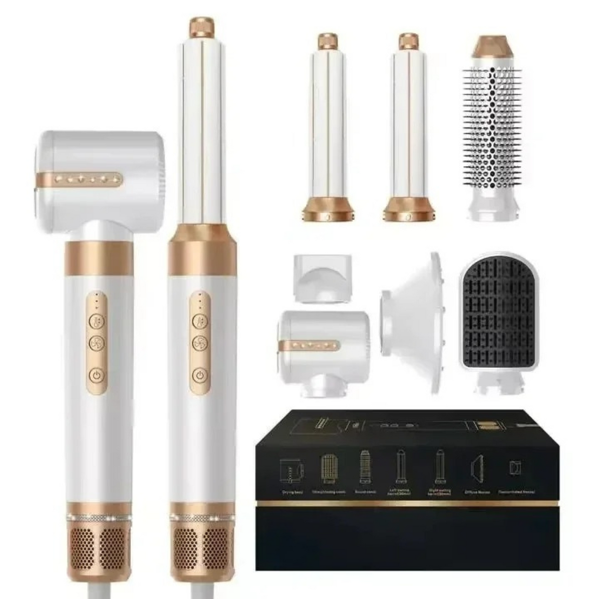 7-in-1 Professional Negative Ion Hair Dryer Styler