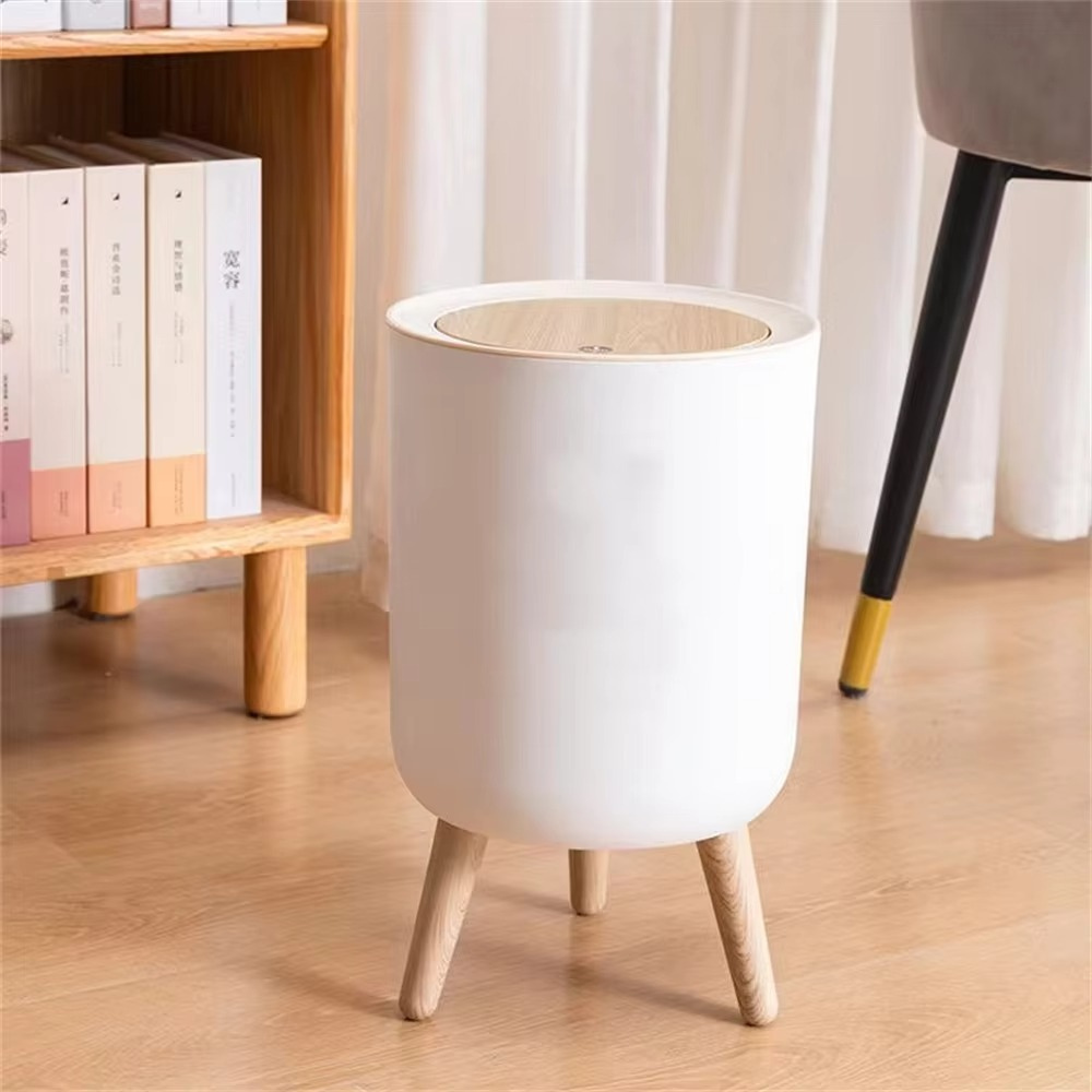 Foot Pedal Trash Can Odor-Sealed Hygienic Bin