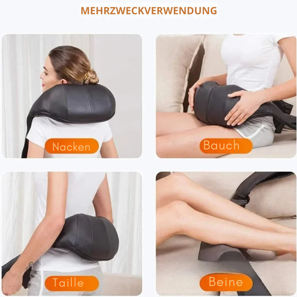 Electric Shiatsu Neck and Shoulder Massager with Heat