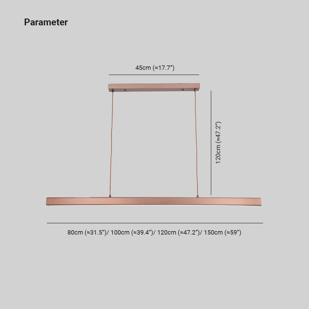 LineaGlow LED Pendant Light | Modern Adjustable Linear Ceiling Fixture