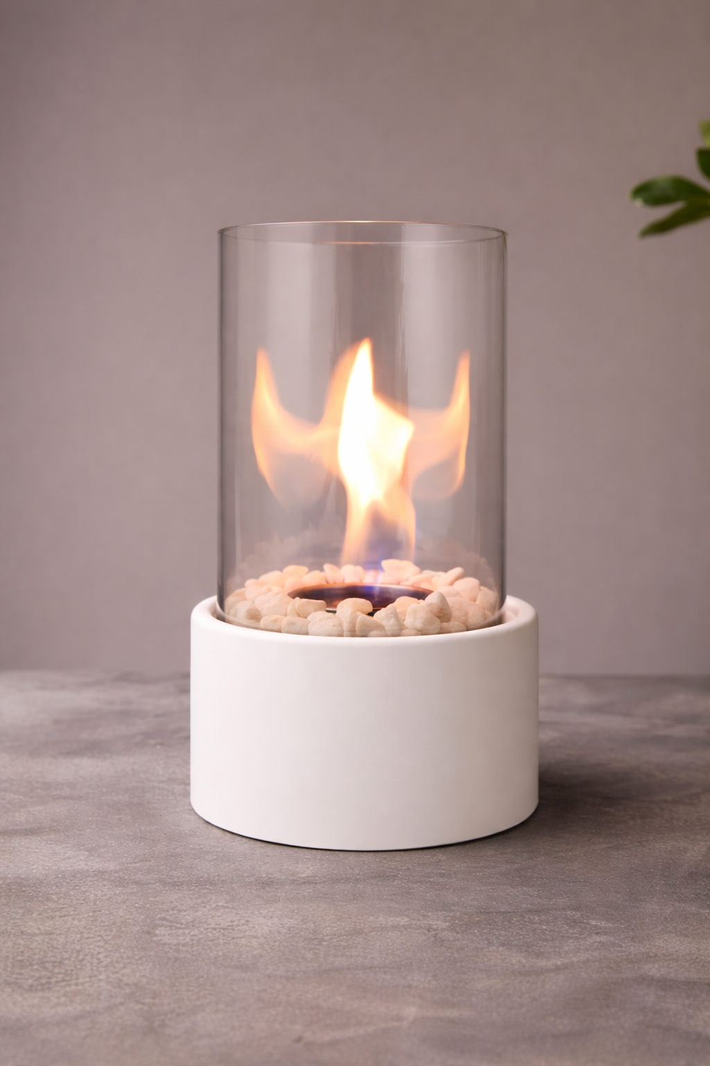 FlameVista Tabletop Ethanol Fireplace | Modern Indoor & Outdoor Mini Fire Pit