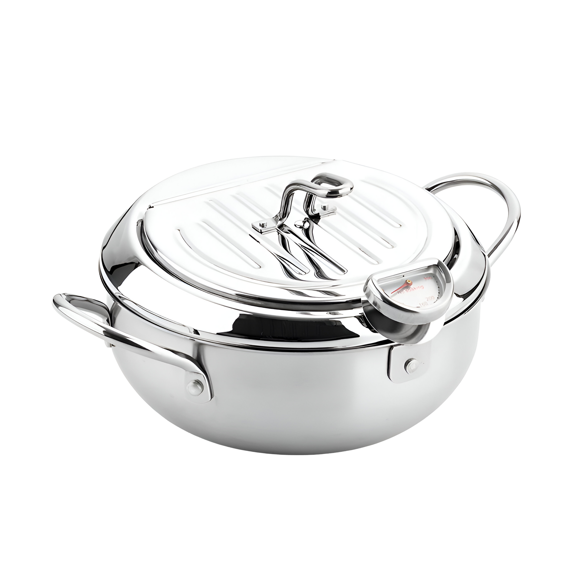 Deep Fryer Pot Heavy-Duty Non-Stick Kitchen Frying Pan