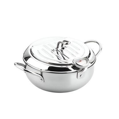 Deep Fryer Pot Heavy-Duty Non-Stick Kitchen Frying Pan