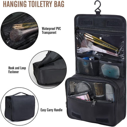 8 Piece Travel Packing Cubes Durable Space-Saving Organizers