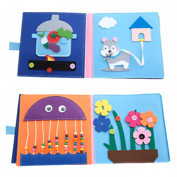 Montessori Learning Book – Interactive Educational Workbook for Kids