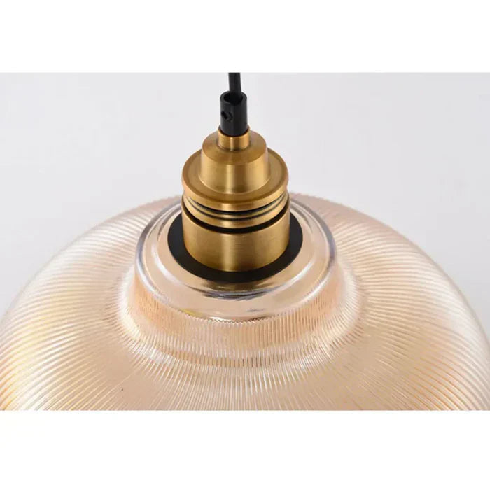 Glass Hanging Pendant Lamp – Elegant Modern Light Fixture for Home
