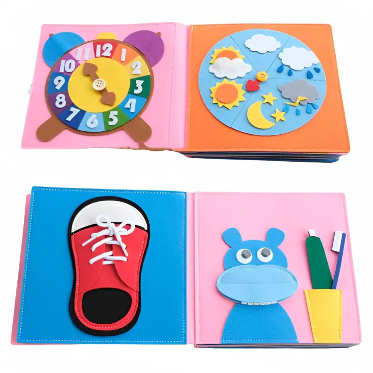 Montessori Learning Book – Interactive Educational Workbook for Kids