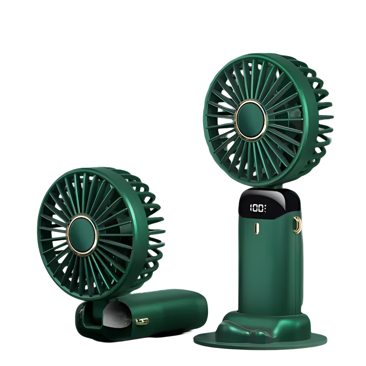 Portable Rechargeable Handheld Fan with Adjustable Speed Settings