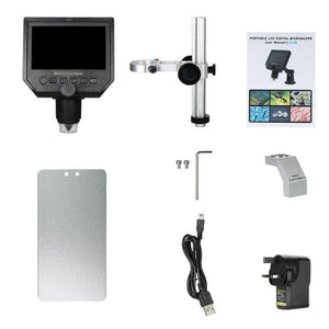 600X Portable Digital Microscope with LED Light & High Magnification