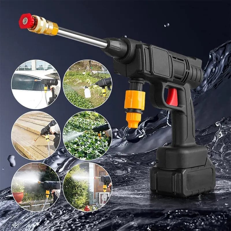 HydroJet Pro Cordless Pressure Washer | Portable High-Pressure Washer for Car & Outdoor Cleaning