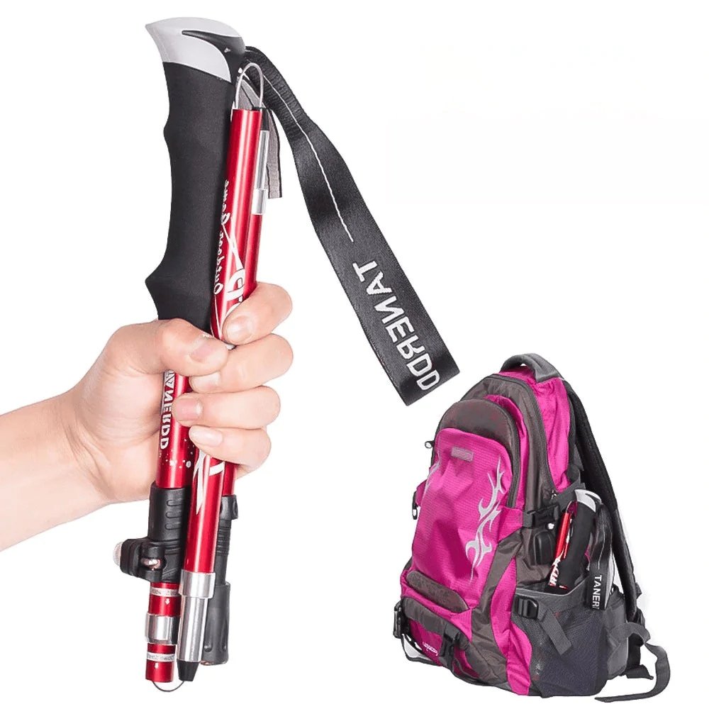 Adjustable Trekking Poles - Foldable Telescopic Pole - Gear Elevation