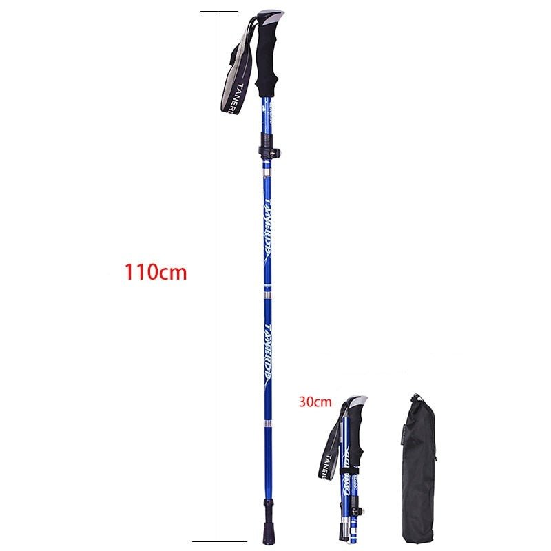 Adjustable Trekking Poles - Foldable Telescopic Pole - Gear Elevation