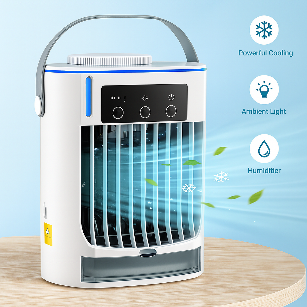 Mini Air Cooler Portable USB Cold Water Fan