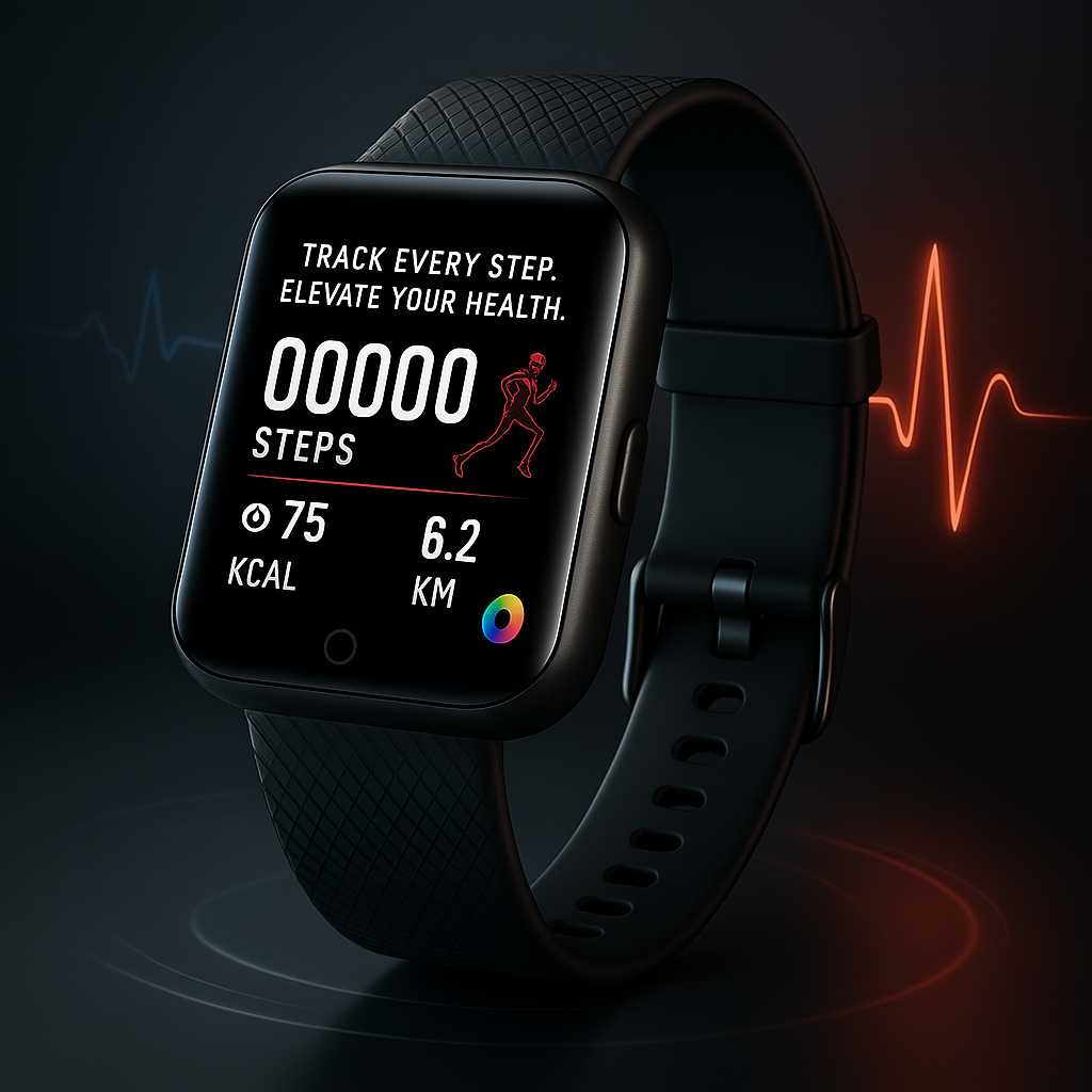 PulseFit Smart Fitness Watch – Bluetooth, Health & Activity Tracker for Men & Women