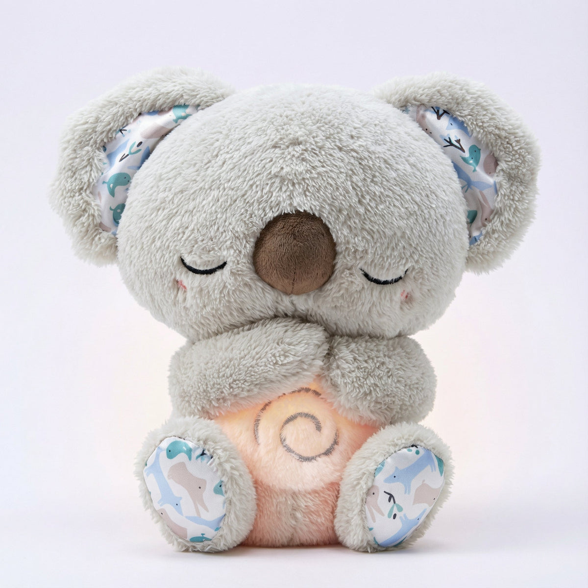 CalmiBear Breathing Plush Toy | Soft Cuddly Toy with Gentle Motion & Night Light