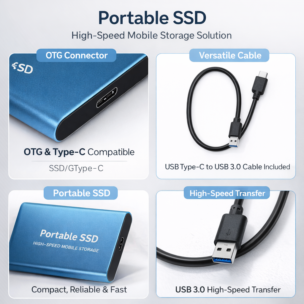 Portable SSD Drive – Compact High-Speed External Storage