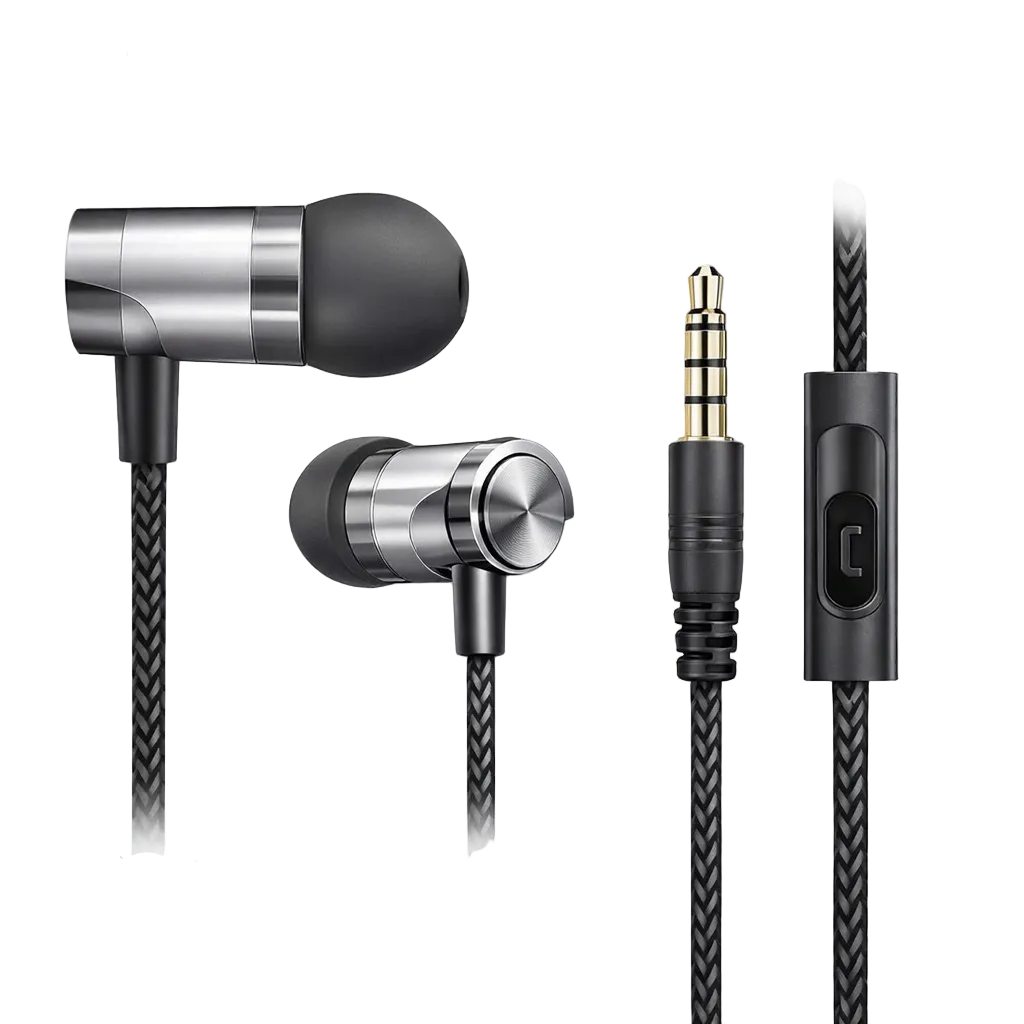 Hi-Fi Wired In-Ear Earphones – Noise Cancelling, Ergonomic 3.5mm Headphones