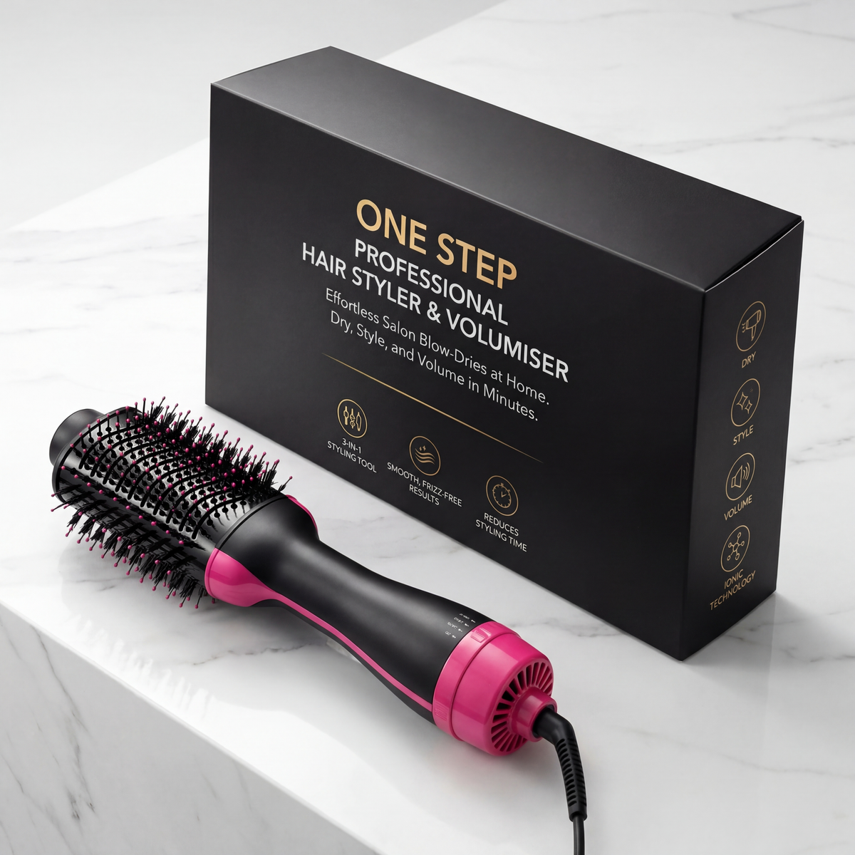 3 in 1 Hair Dryer Volumiser Professional Hair Styling Tool