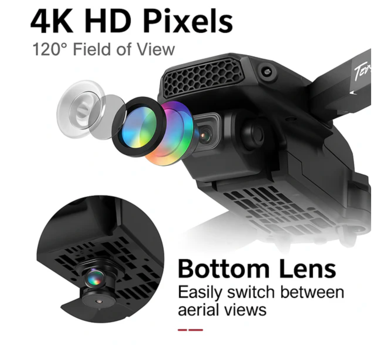 4K UHD GPS Drone with Dual Camera & Live Video