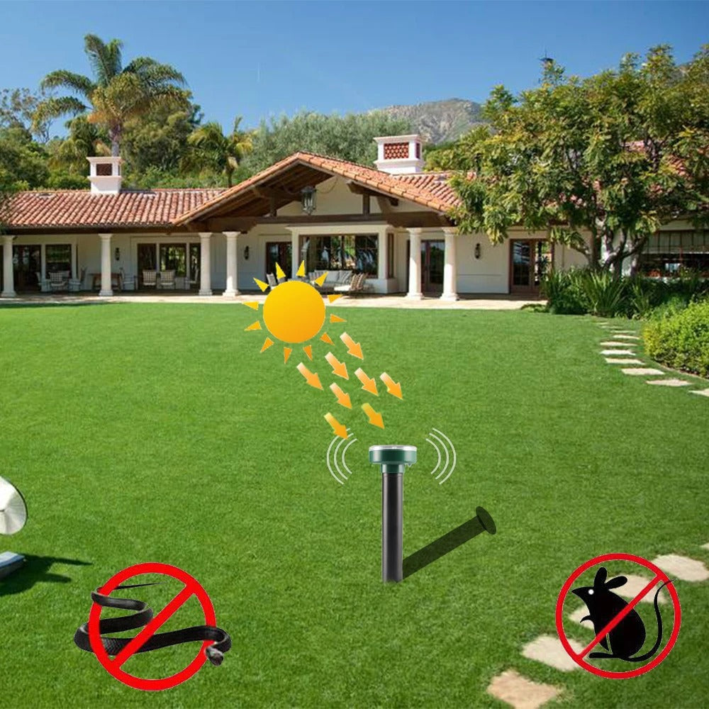 Solar Ultrasonic Pest Repeller – 4-Pack Eco-Friendly Outdoor Defense
