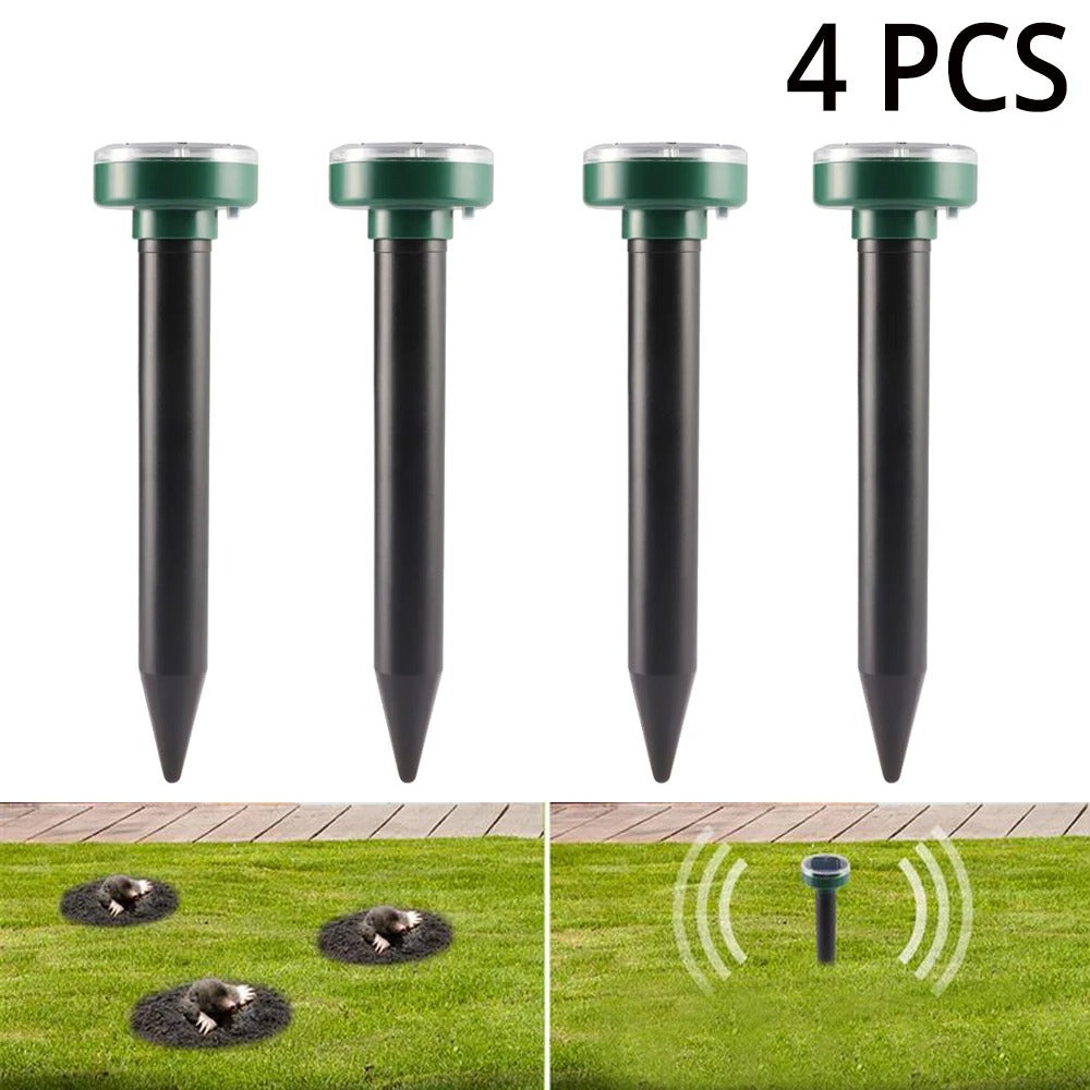 Solar Ultrasonic Pest Repeller – 4-Pack Eco-Friendly Outdoor Defense