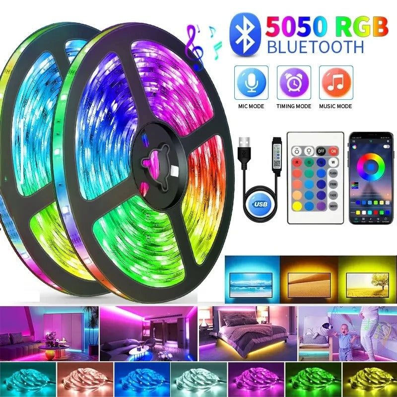 5V USB RGB LED Strip Lights