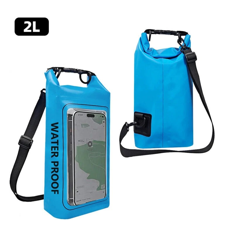 2L Dry Bag Swimming Pack – Waterproof Touch Screen Outdoor Storage Bag
