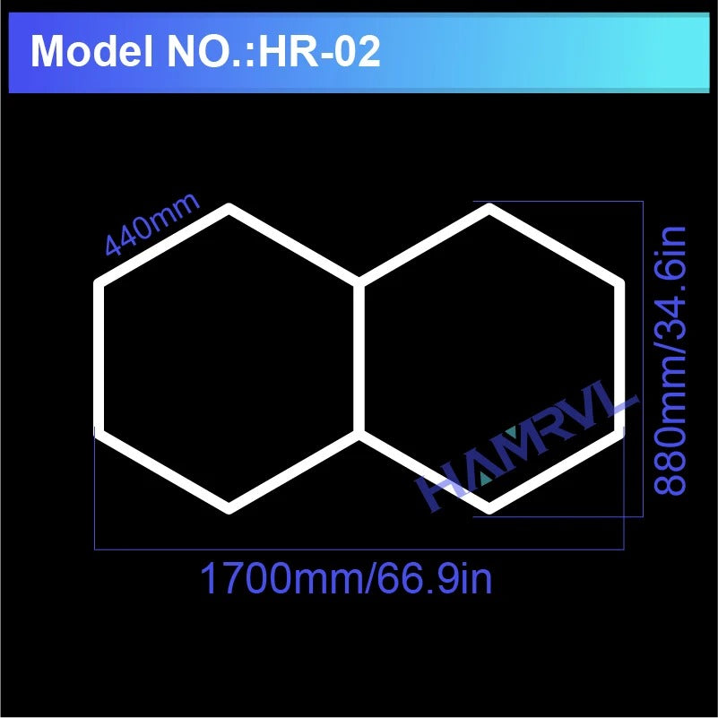 Honeycomb Hexagon Ceiling Light