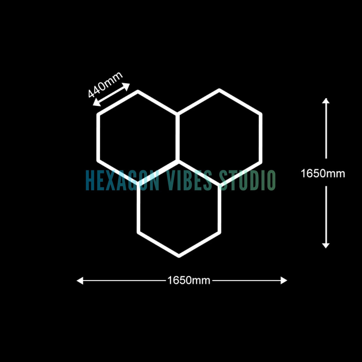 Hexagon LED Ceiling Light