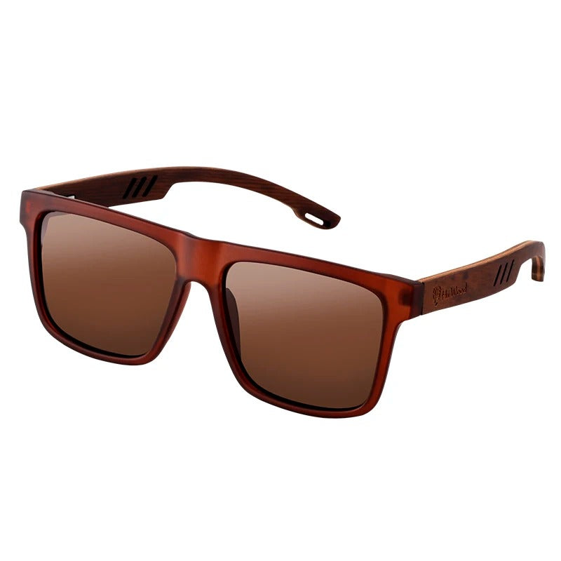 Polarized Square Sunglasses for Men with UV400