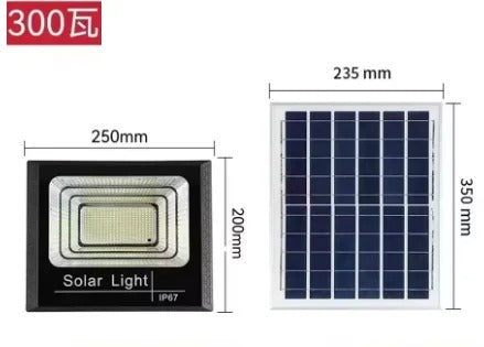 Remote Solar Flood Light