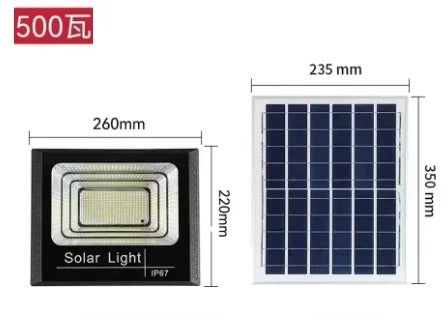 Remote Solar Flood Light