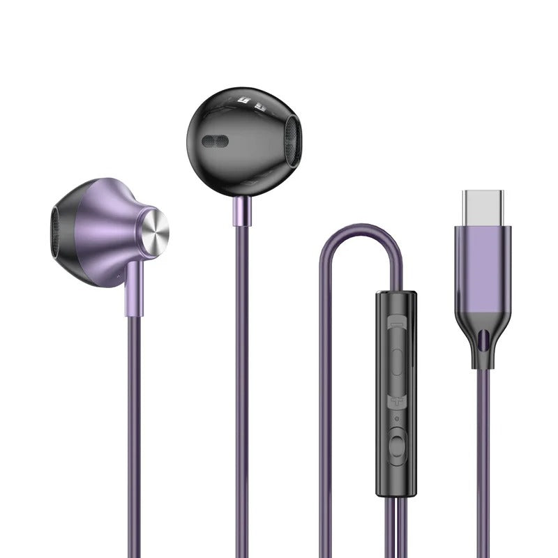 9D Stereo Gaming Headset Wired Earphones – HiFi Bass, Type-C & 3.5mm