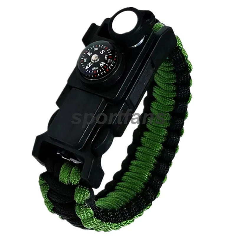 Waterproof Survival Paracord Bracelet with LED Light
