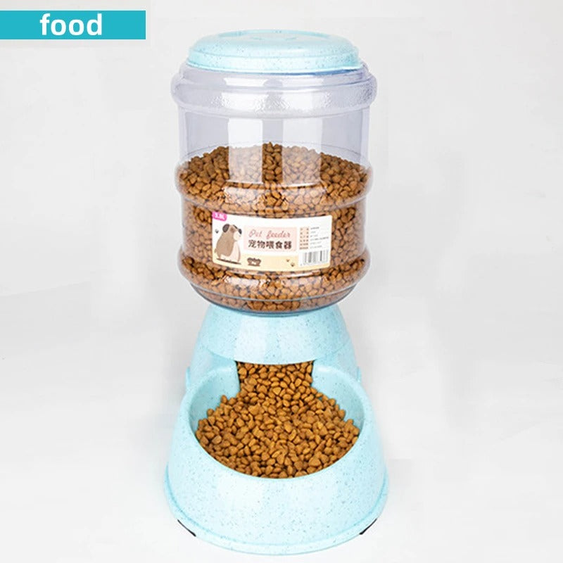Large Capacity Pet Feeder & Water Dispenser for Cats and Dogs
