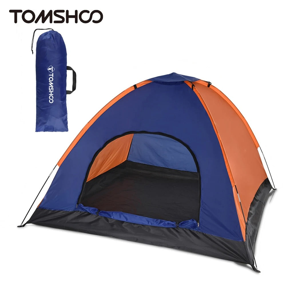 3-4 Person Family Lightweight Camping Tent with Rain Fly