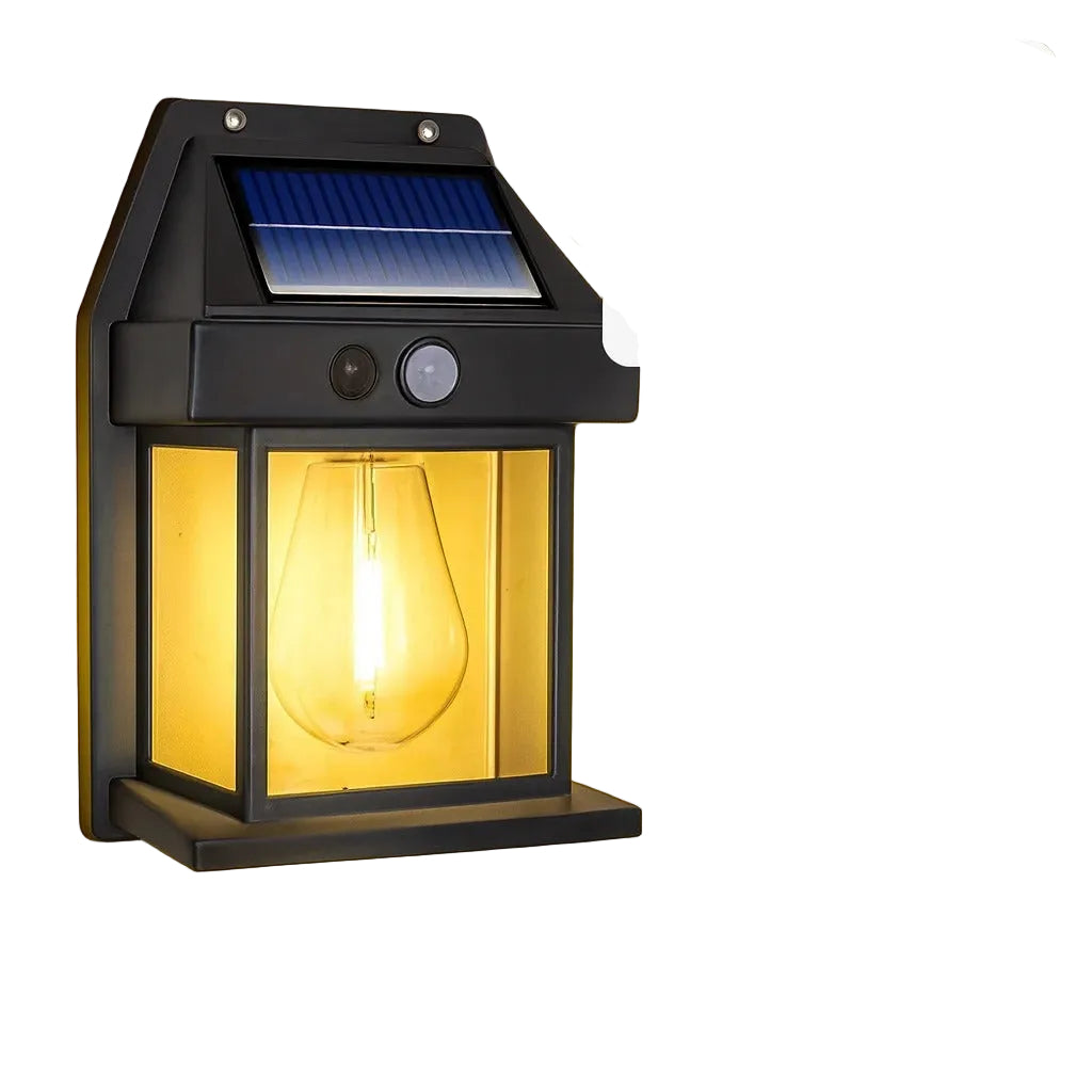 Solar Sensor Wall Lantern