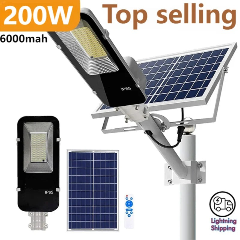 200W Solar Street Light – Outdoor Waterproof LED Lamp