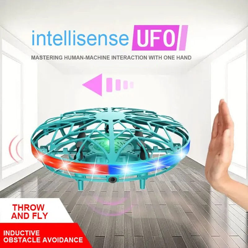 UFO Hand-Controlled Flying Ball Drone with LED Lights