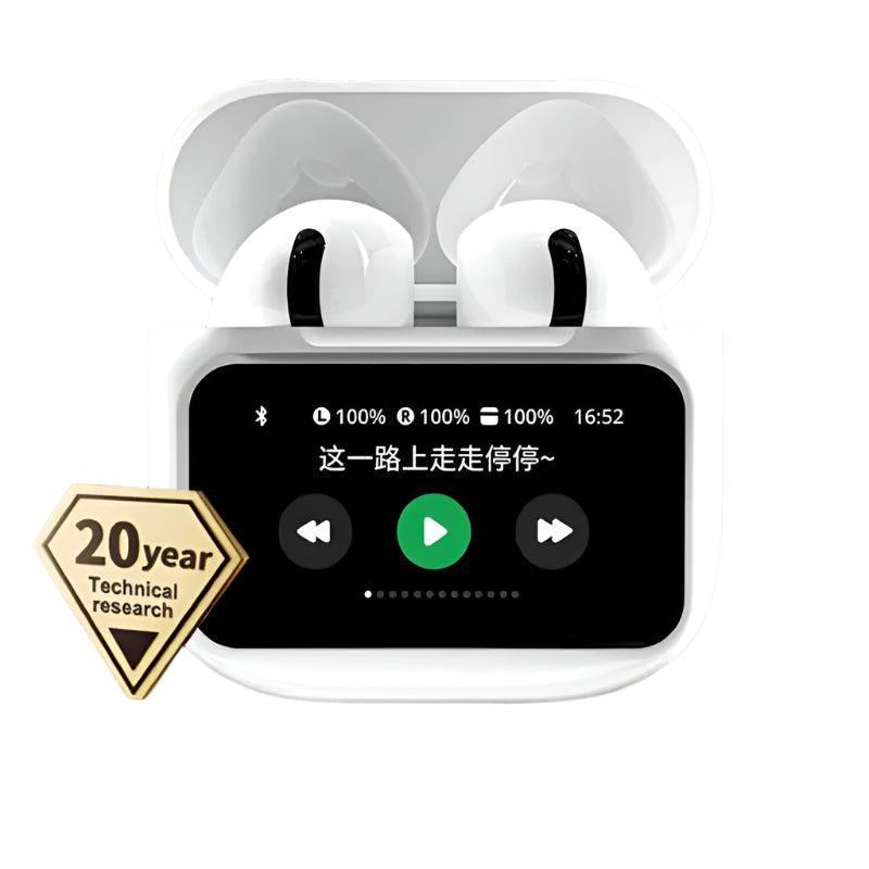 TWS Wireless Earbuds – Bluetooth 5.4, Noise Cancelling, LCD Display