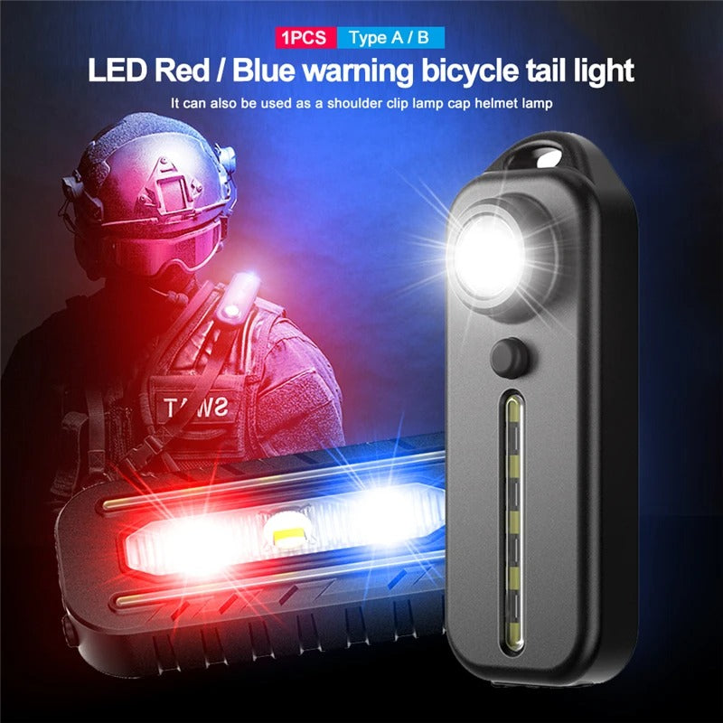 USB-C Rechargeable Bicycle Tail Light – Waterproof LED Safety Lamp