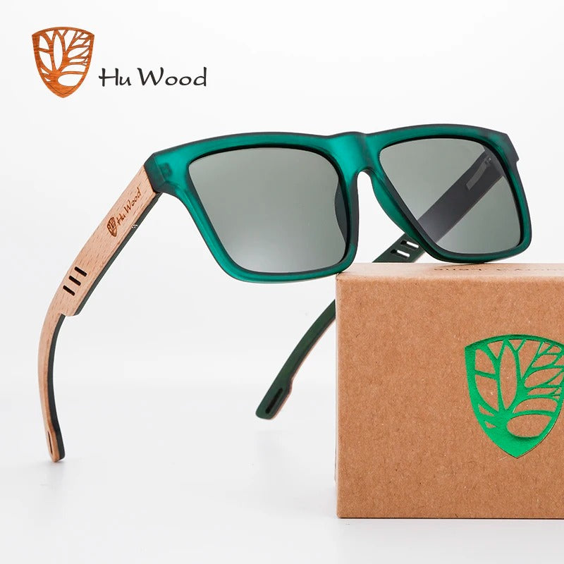 Polarized Square Sunglasses for Men with UV400