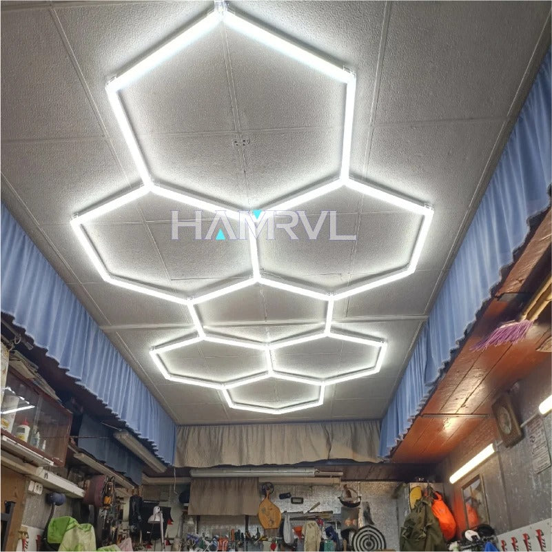Honeycomb Hexagon Ceiling Light