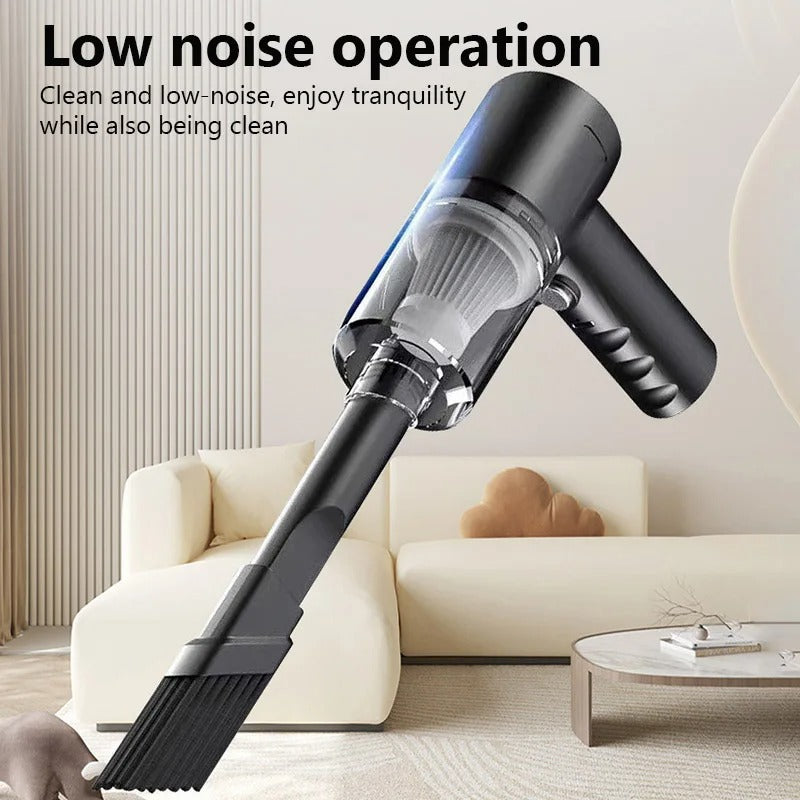 Portable Handheld Vacuum Cleaner – Powerful Wireless Car & Home Suction