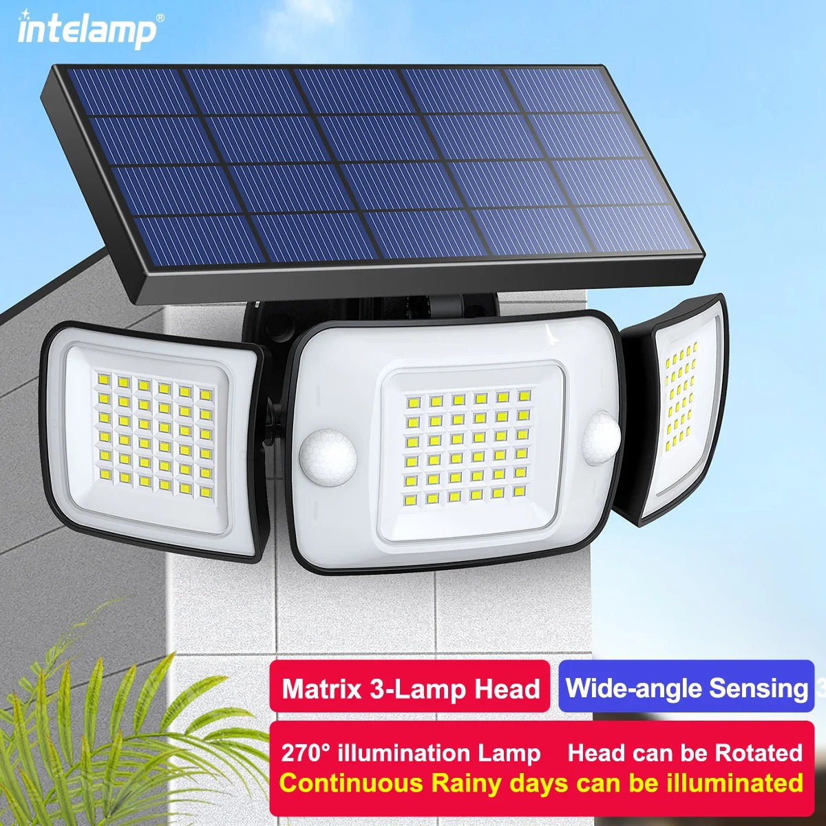 Solar Motion Wall Light