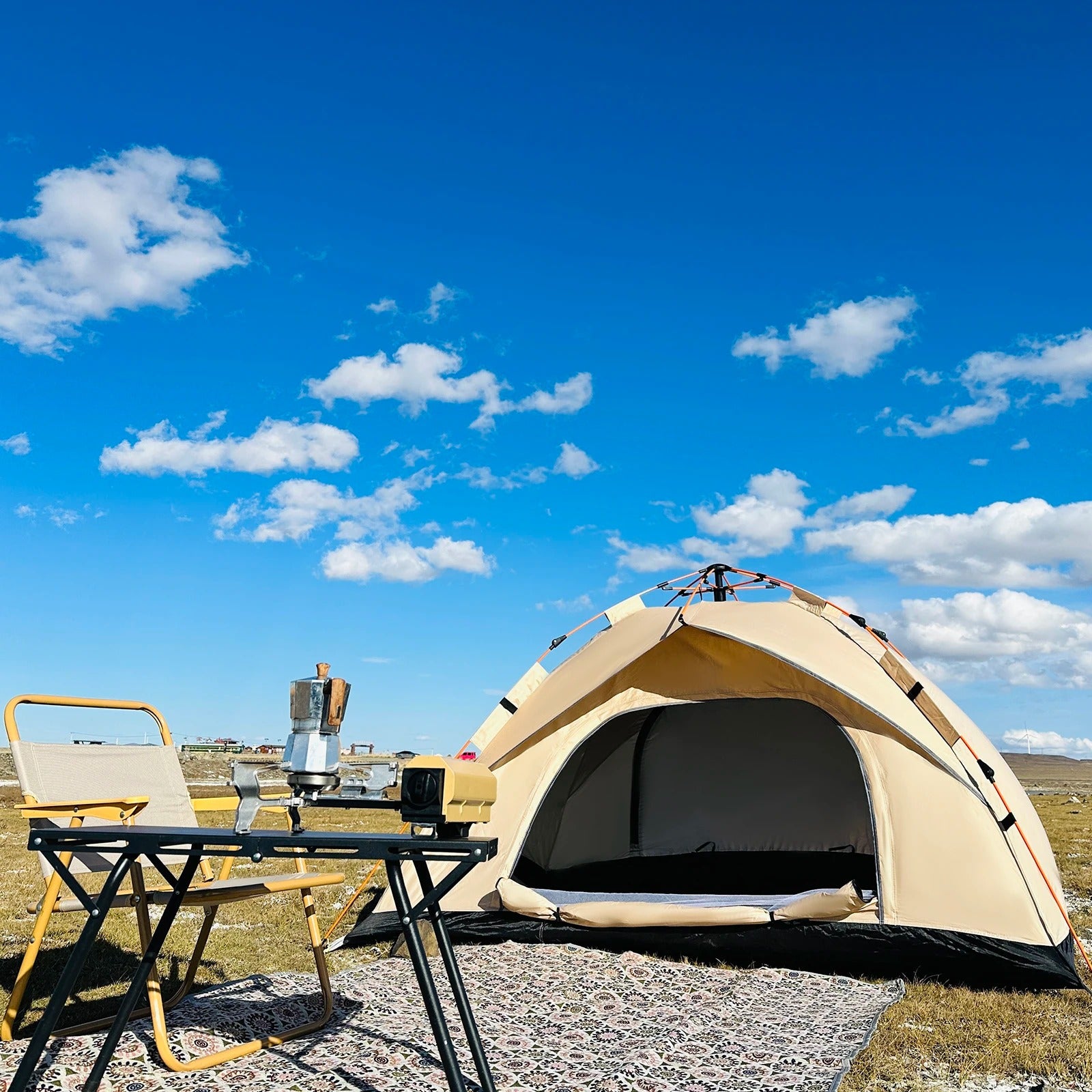 Outdoor 4-Person Automatic Quick-Opening Tent